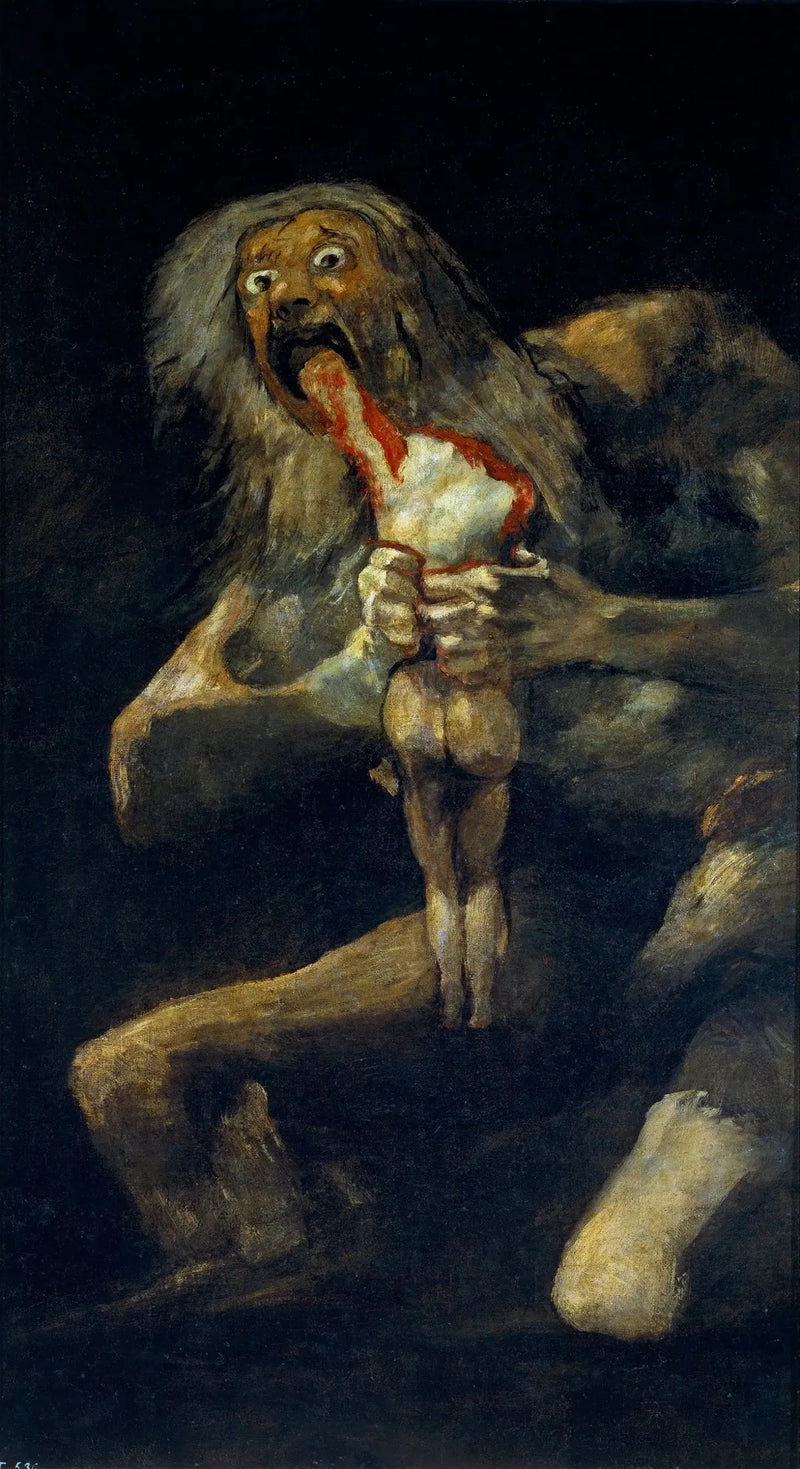 Saturne dévorant un de ses enfants - Francisco de Goya