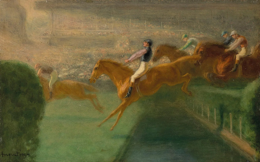 Saut d'obstacle - Louis Anquetin