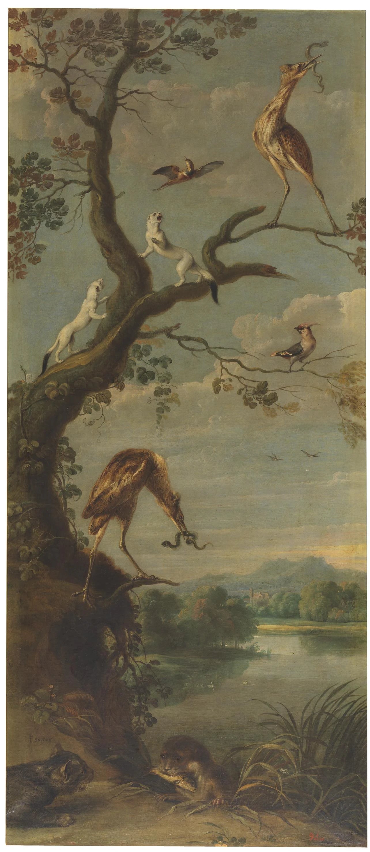 Sauvagine et hermines - Frans Snyders