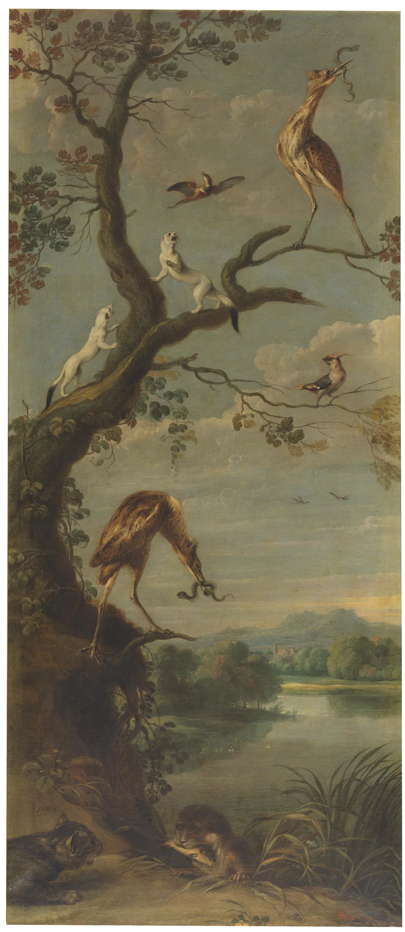 Sauvagine et hermines - Frans Snyders