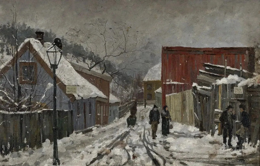Saxegårdsgate - Edvard Munch