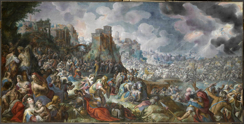 Scène de bataille (la défaite de Sennachérib ?) - Gillis van Valckenborgh