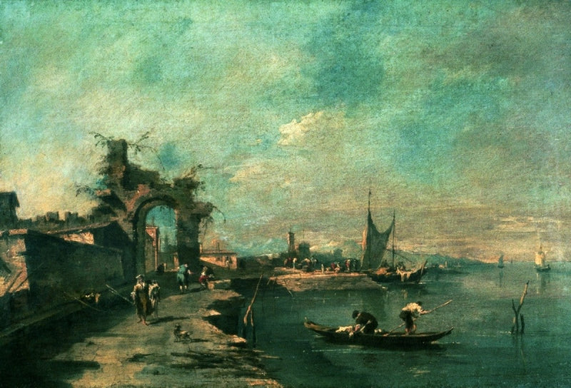 Scène côtière - Francesco Guardi