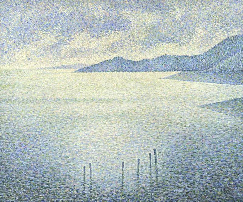 Scène côtière - Théo van Rysselberghe image 1 reproduction de peinture à l’huile