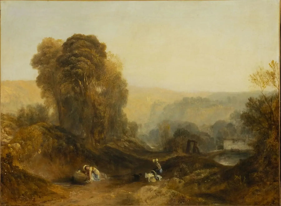 Scène dans le Derbyshire - J. M. W. Turner