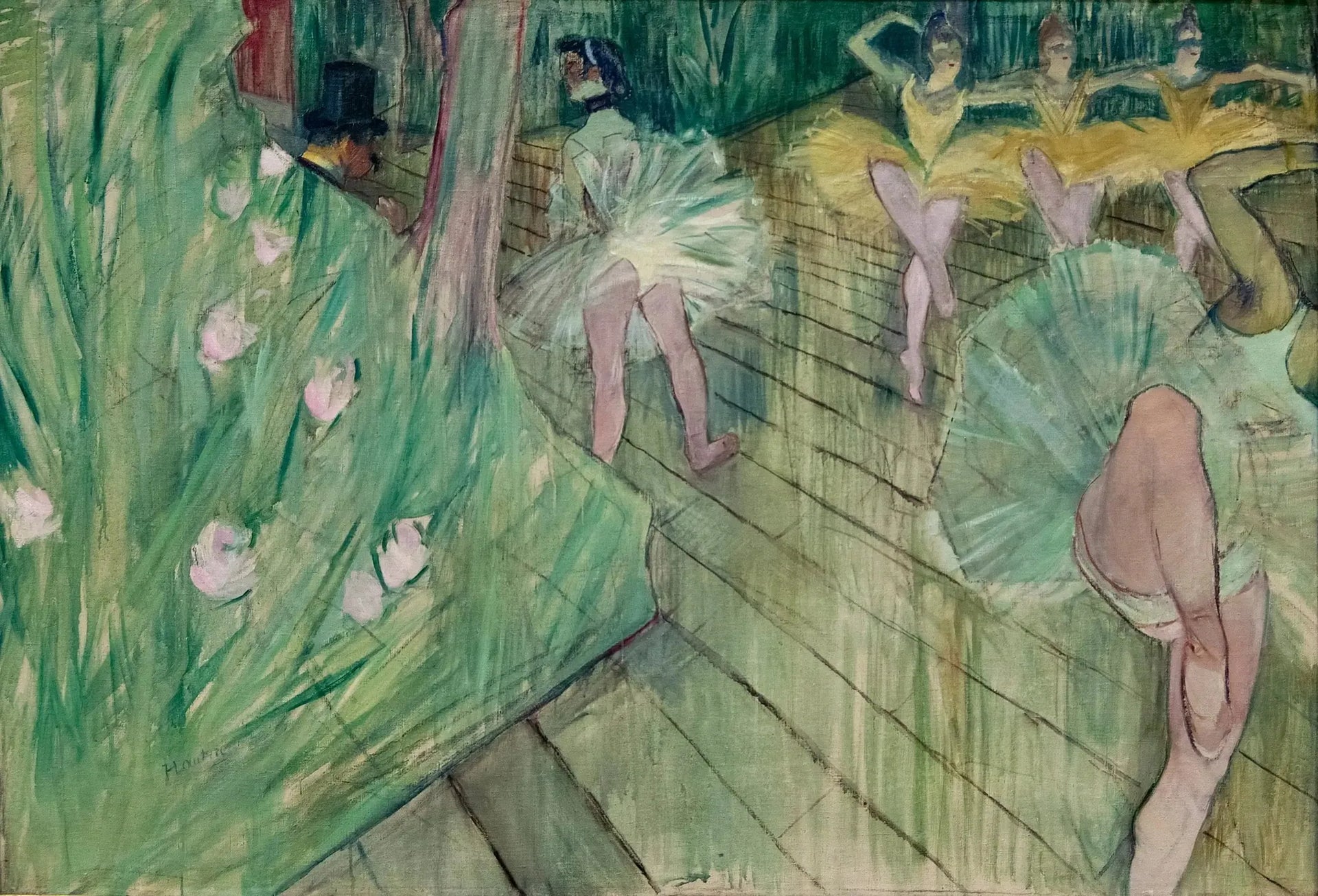 Scène de ballet - Henri de Toulouse-Lautrec image 1 copie de tableau peinte à la main