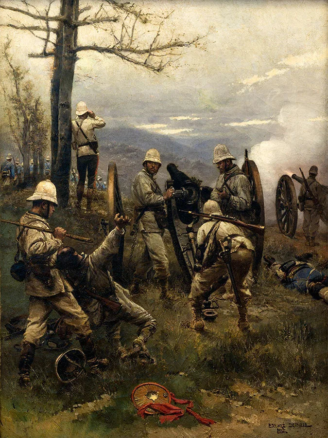 Scène de bataille - Édouard Detaille image 1 tableau peint à l’huile sur toile