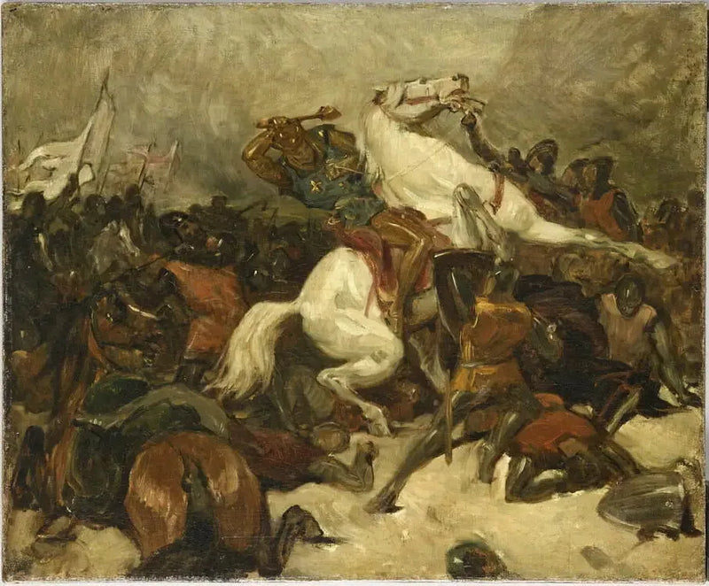 Scène de bataille - Eugène Delacroix