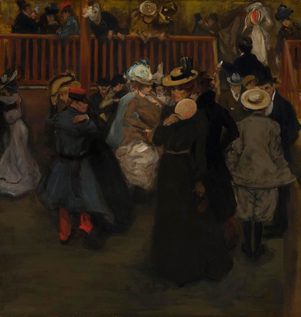 Scène de café - Alfred Henry Maurer image 1 reproduction artisanale de tableau