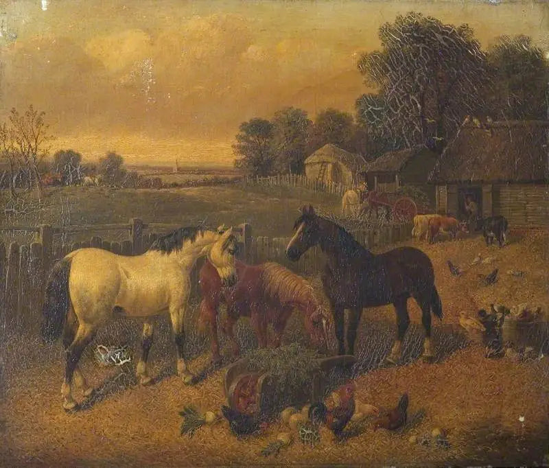 Scène de ferme - John Frederick Herring, Sr.