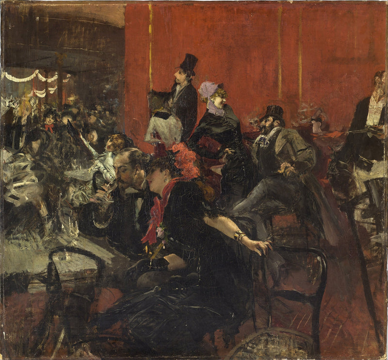 Scène de fête au Moulin-Rouge - Giovanni Boldini