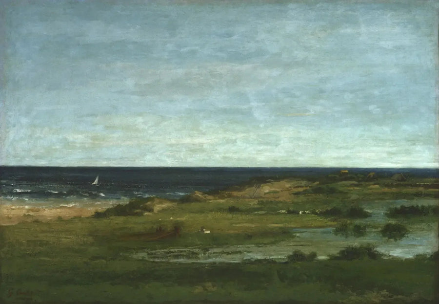 Scène de la côte - Gustave Courbet