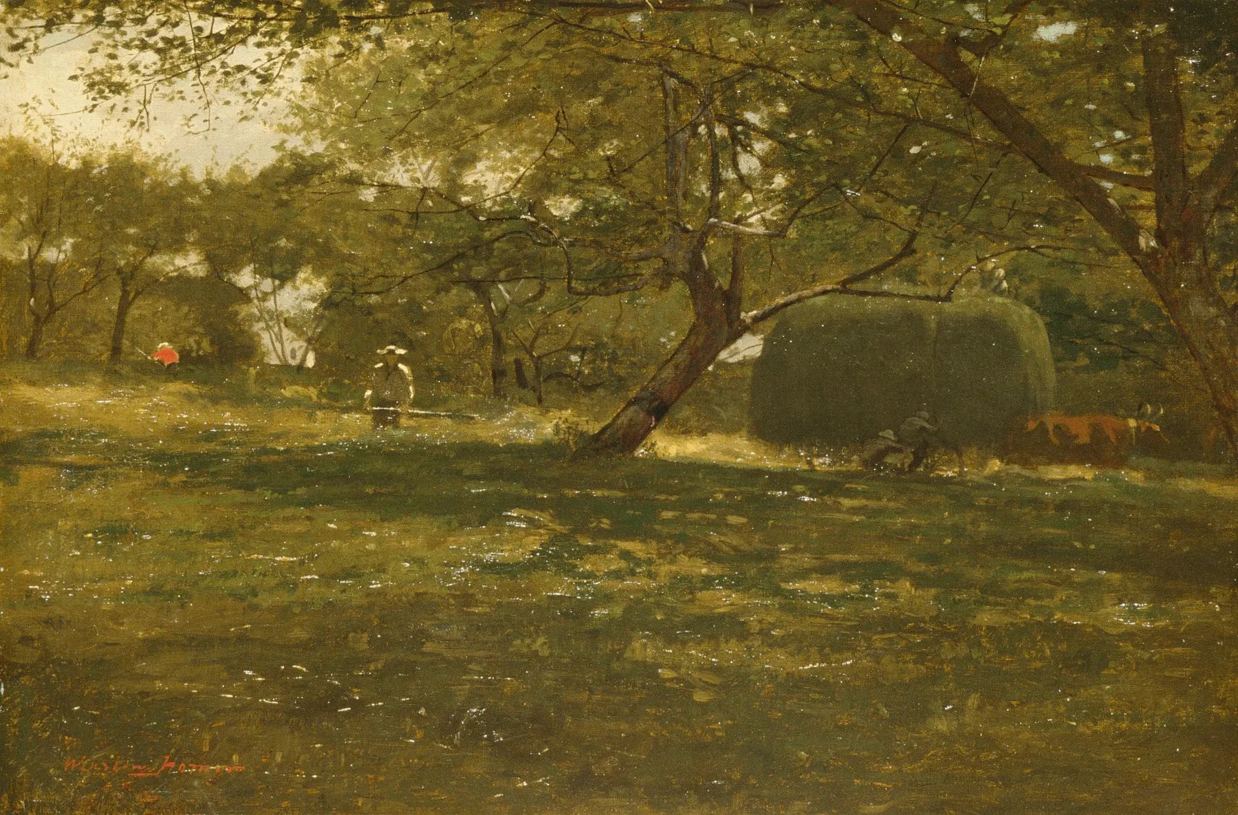 Scène de récolte - Winslow Homer image 1 reproduction réalisée par Alpha Reproduction