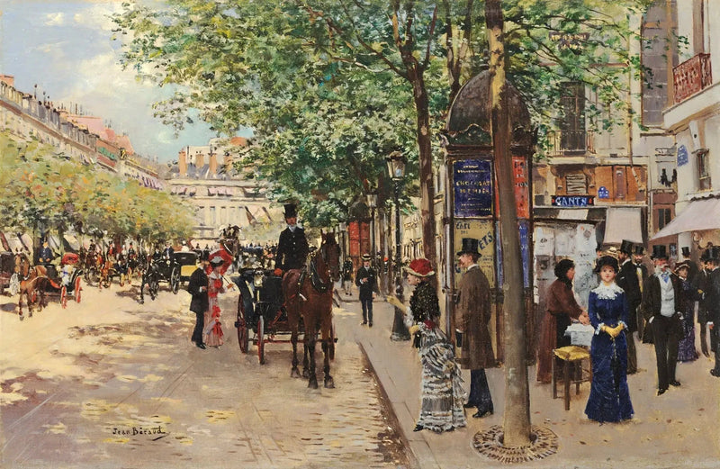 Scène de rue parisienne - Jean Béraud