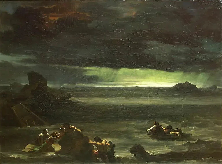 Scène du déluge - Théodore Géricault image 1 reproduction artisanale de tableau