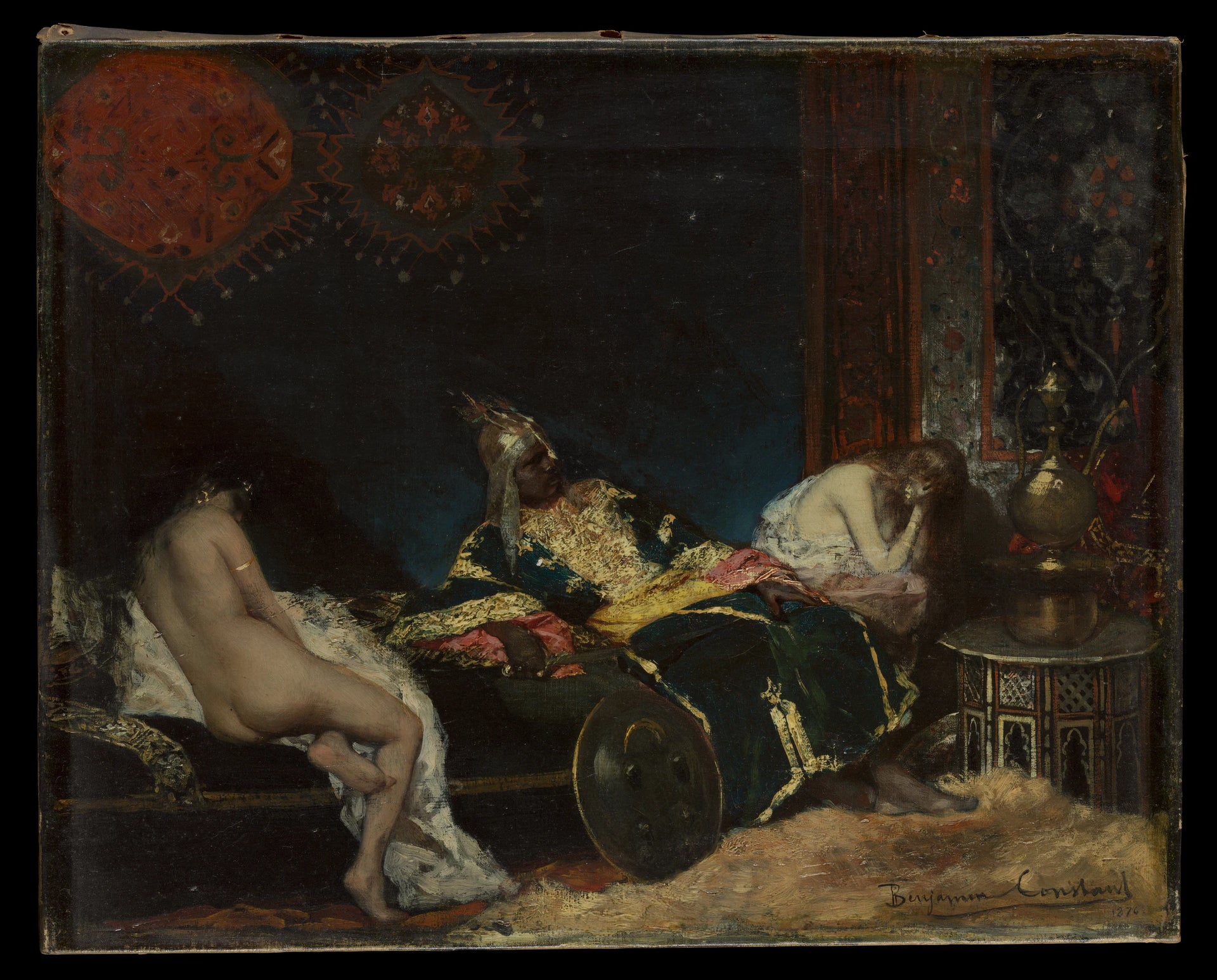 Scene in a Harem (Un Envoi de Serbie) - Benjamin-Constant (Jean-Joseph-Benjamin Constant)