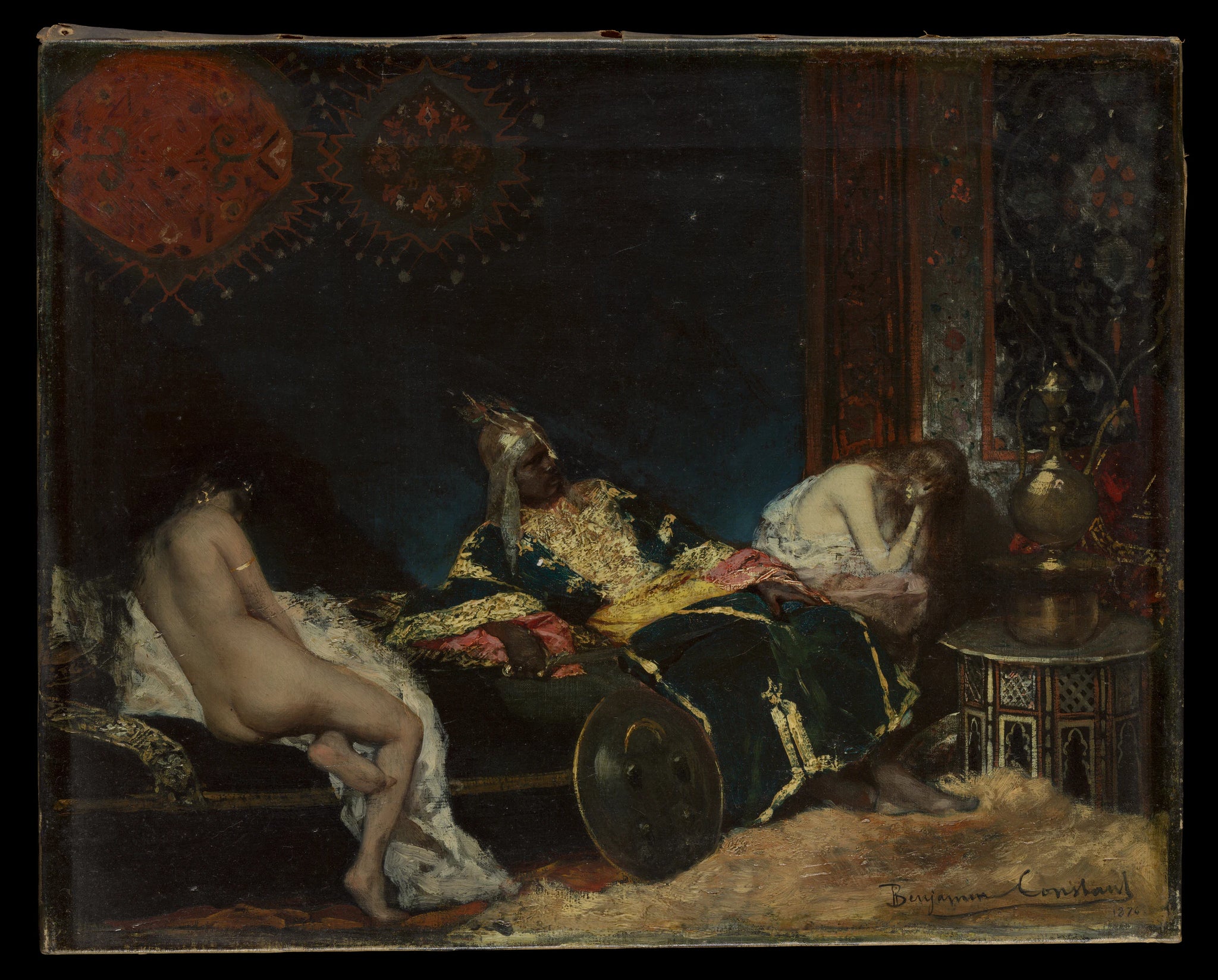 Scene in a Harem (Un Envoi de Serbie) - Benjamin-Constant (Jean-Joseph-Benjamin Constant)