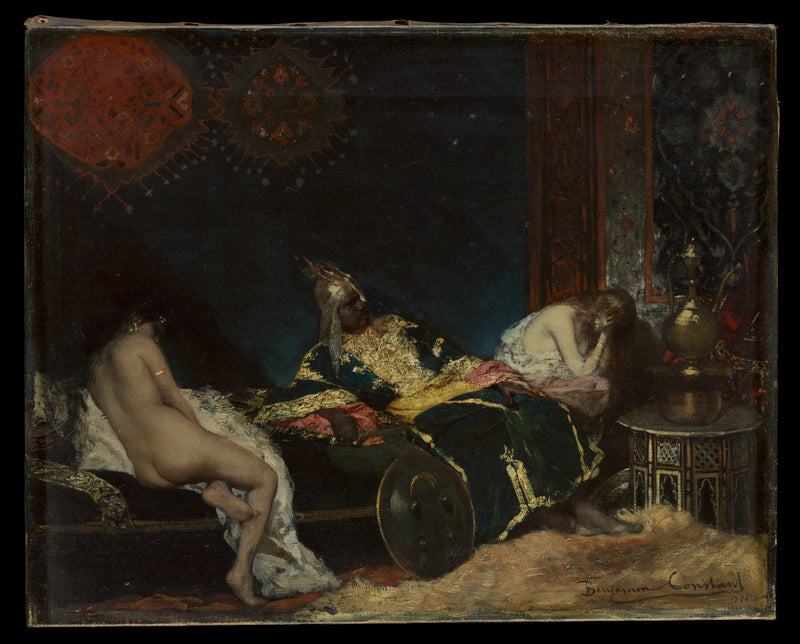 Scène dans un harem (Un envoi de Serbie) - Benjamin-Constant (Jean-Joseph-Benjamin Constant)
