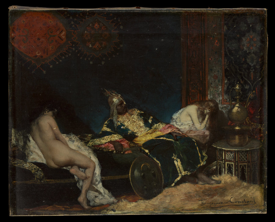 Scène dans un harem (Un envoi de Serbie) - Benjamin-Constant (Jean-Joseph-Benjamin Constant)