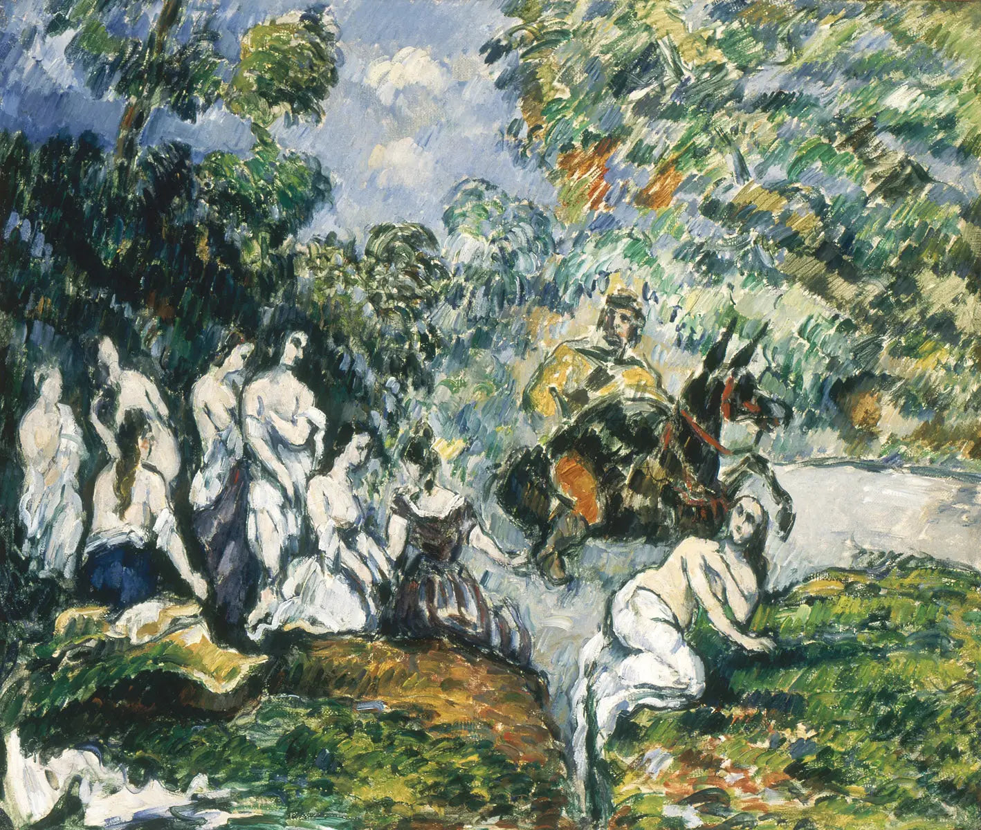 Scène légendaire - Paul Cézanne image 1 reproduction de peinture à l’huile