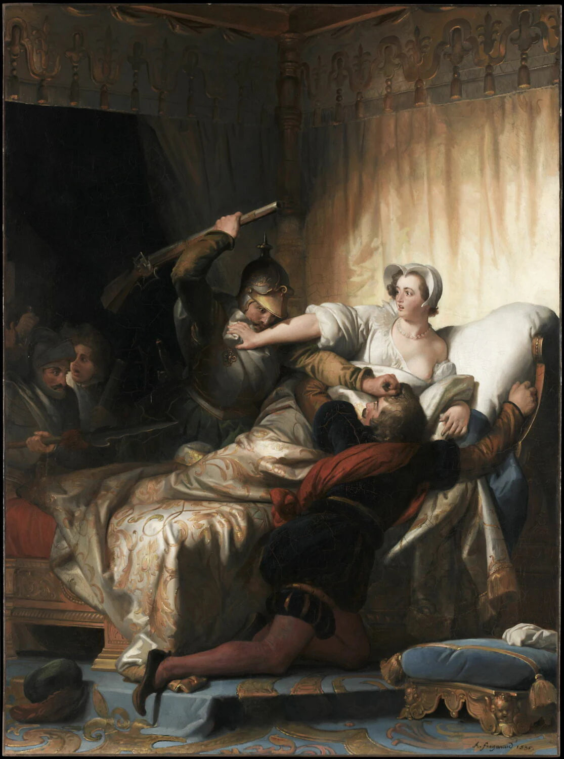 Scène du massacre de la Saint-Barthélemy (24 août 1572) - Alexandre-Évariste Fragonard