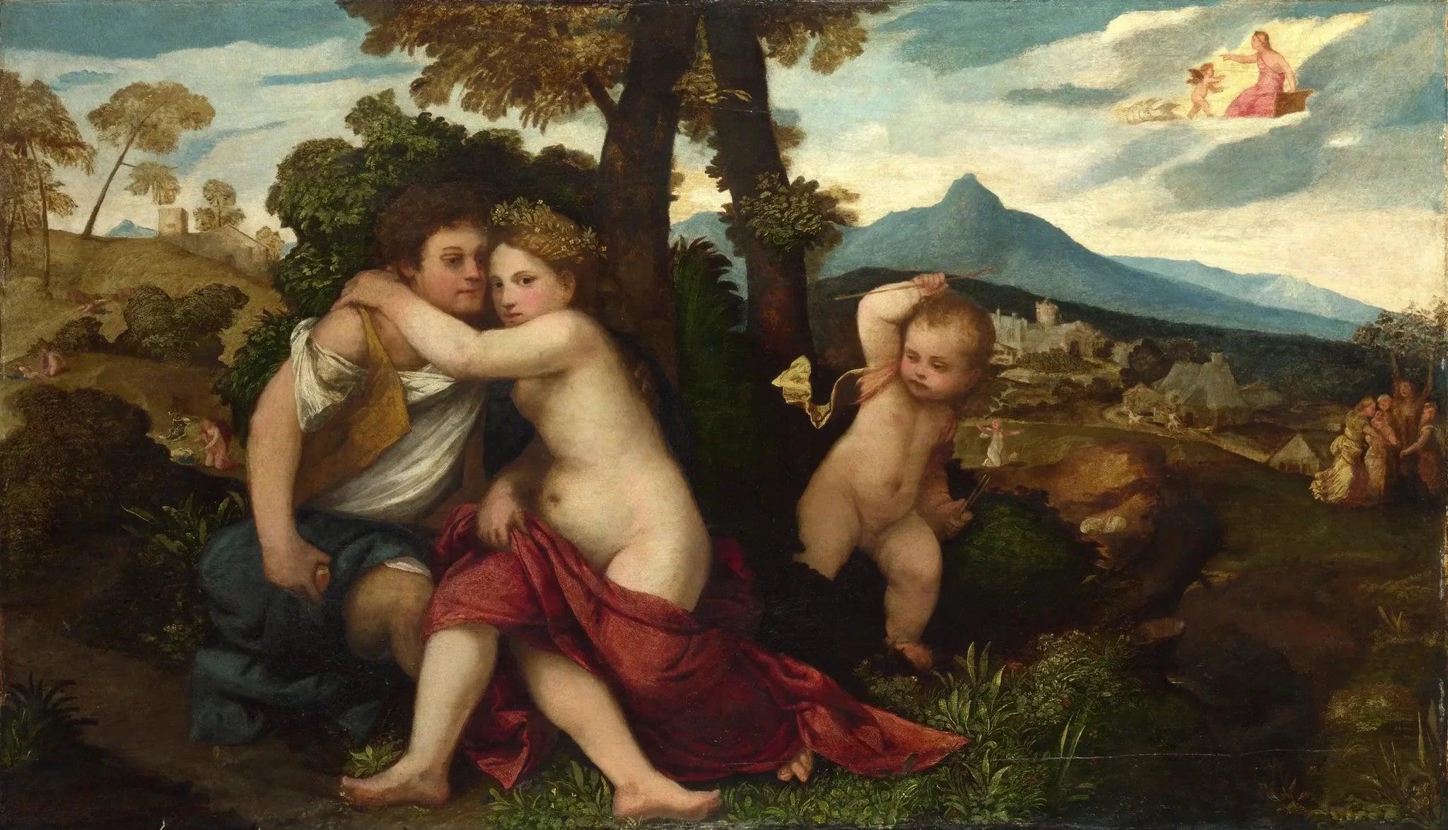 Scène mythologique - Paul Véronèse image 1 tableau peint à l’huile sur toile