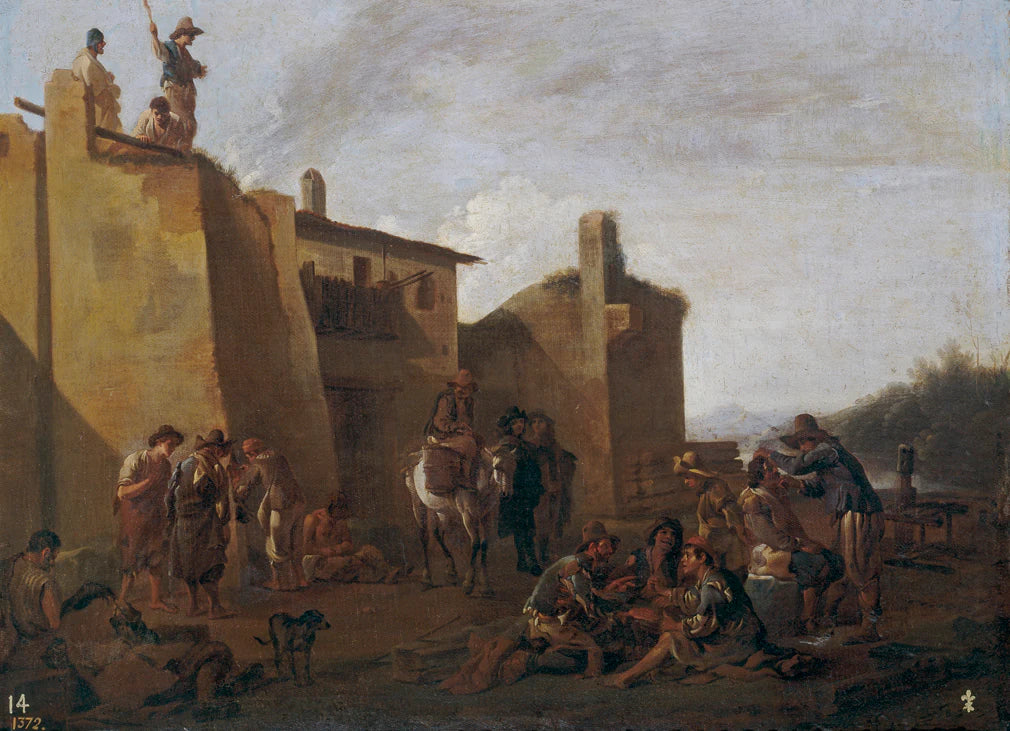 Scène populaire - Jan Miel
