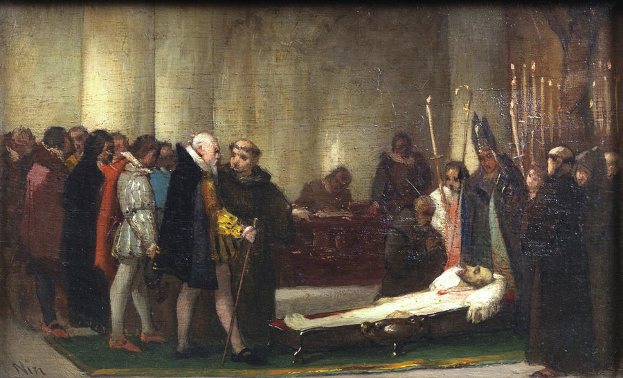 Scène de réveil historique - José Nin y Tudó