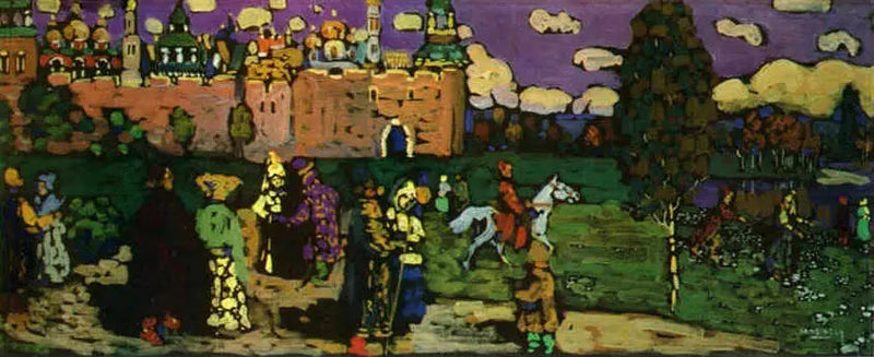 Scène russe - Vassily Kandinsky