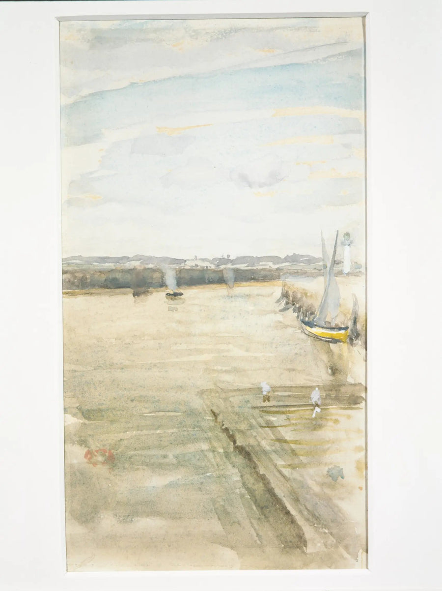 Scène sur la Mersey - James Abbott McNeill Whistler
