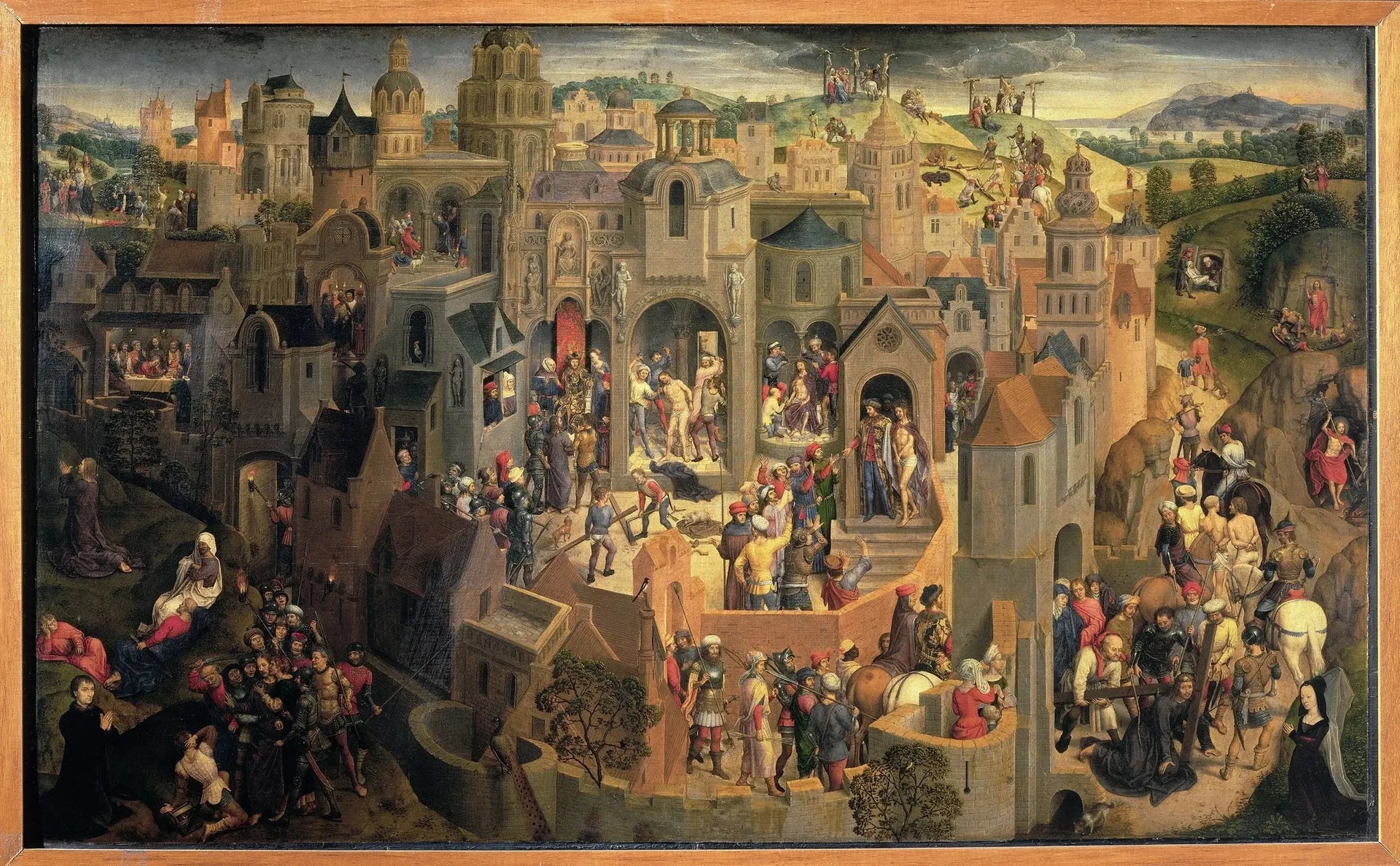 Scènes de la Passion du Christ - Hans Memling image 1 reproduction d’œuvre d’art à l’huile