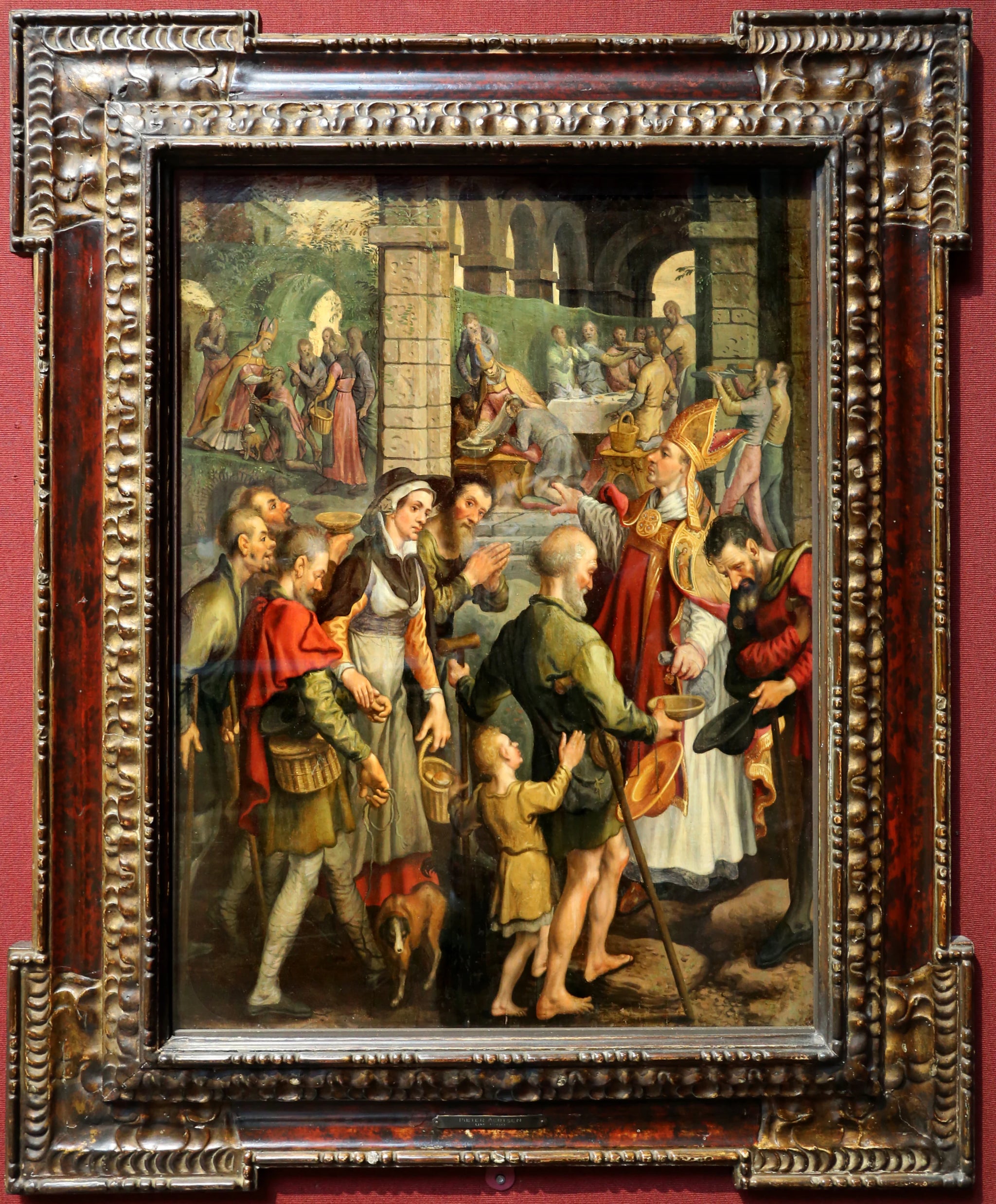 Scènes de la vie d'un saint évêque non identifié - Pieter Aertsen
