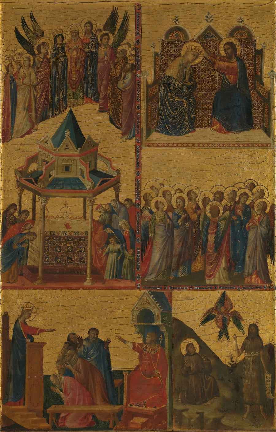 Scènes de la Vie de la Vierge et des autres saints - Giovanni da Rimini
