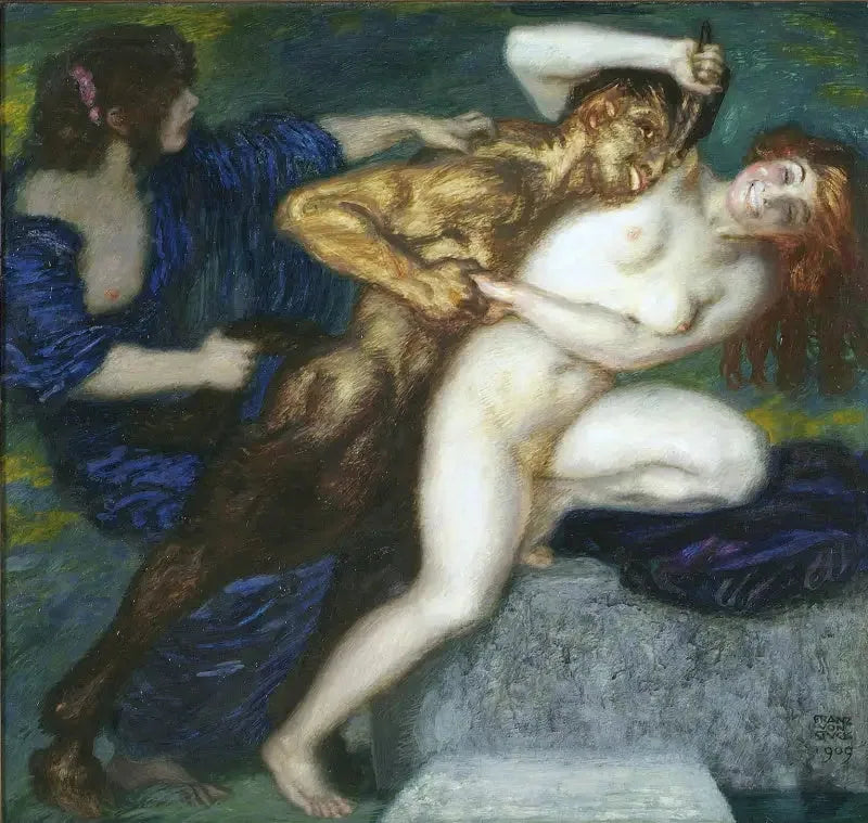Scherzo - Franz Von Stuck image 1 reproduction d’œuvre d’art à l’huile