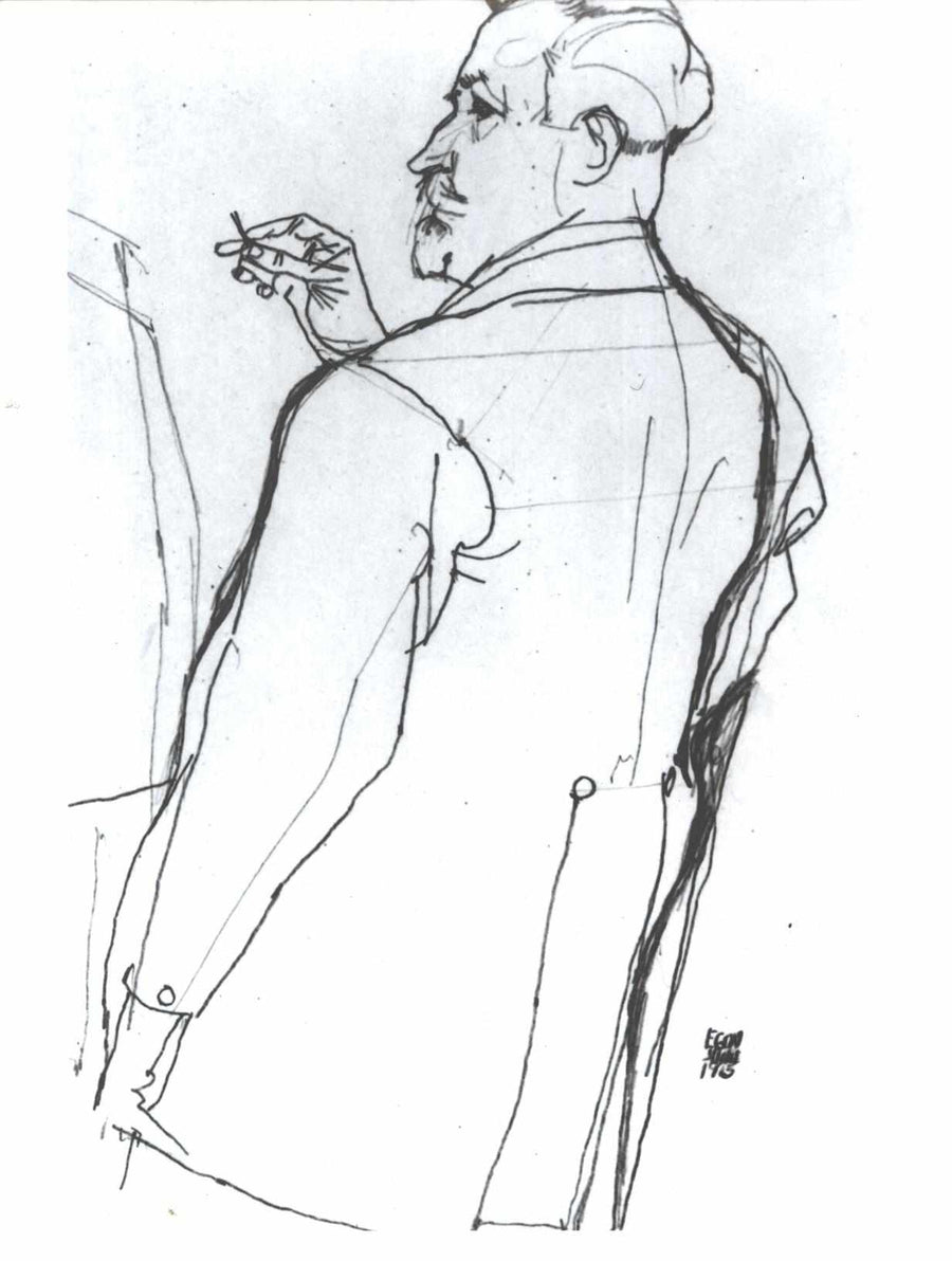 Portrait de Heinrich Benesch - Egon Schiele