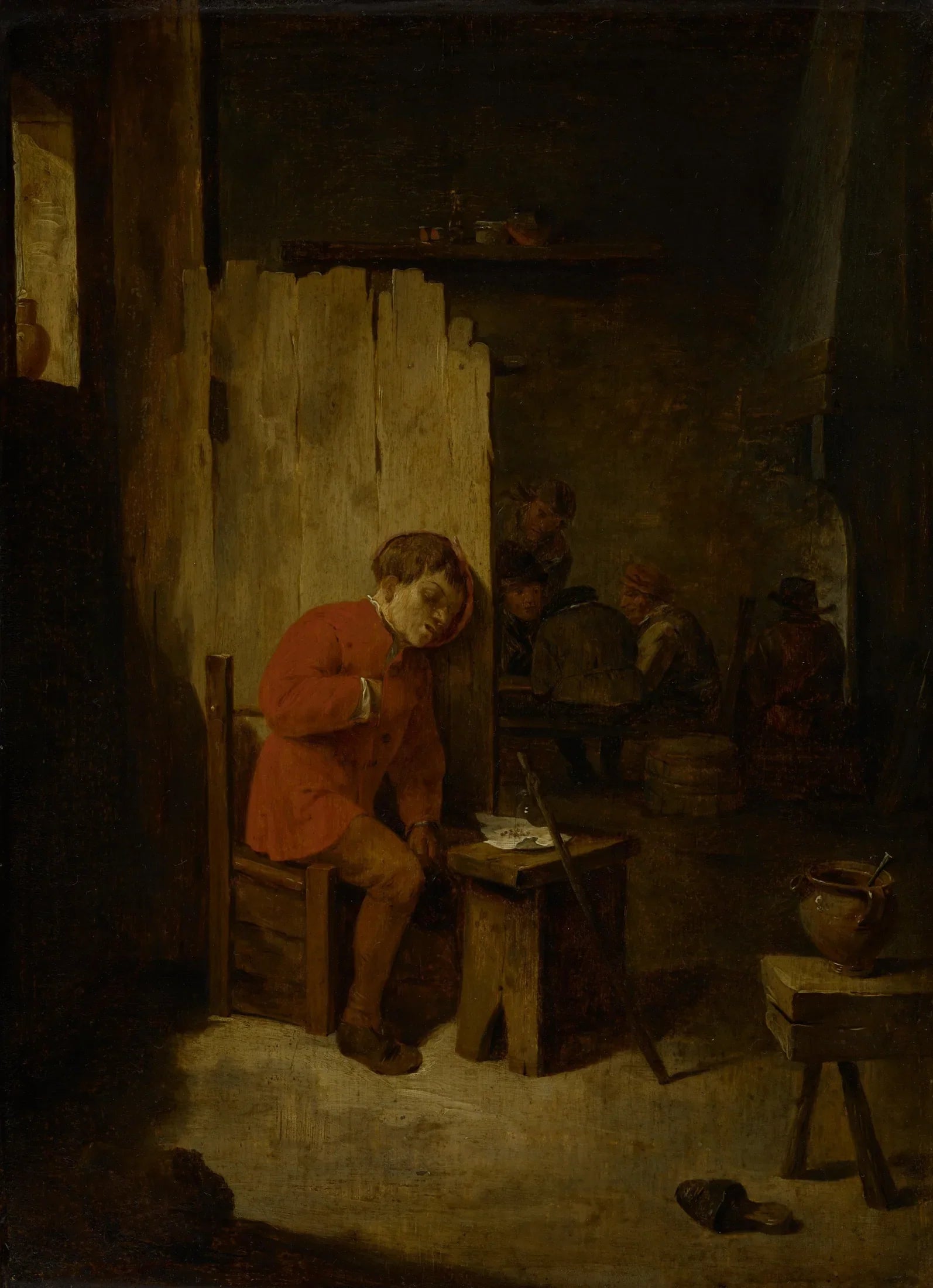 Schlafender Bauer - Adriaen Brouwer image 1 reproduction réalisée par Alpha Reproduction