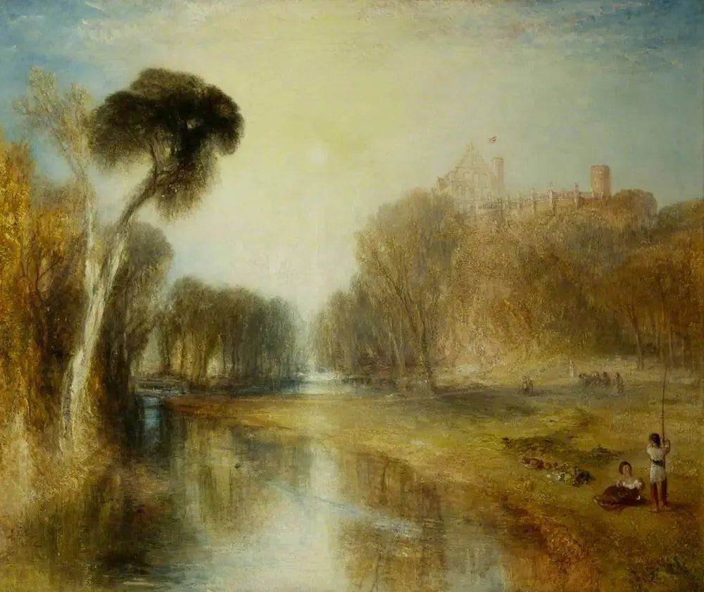 Schloss Rosenau, Bavaria, Seat of HRH Prince Albert of Coburg - J. M. W. Turner image 1 reproduction artisanale de tableau