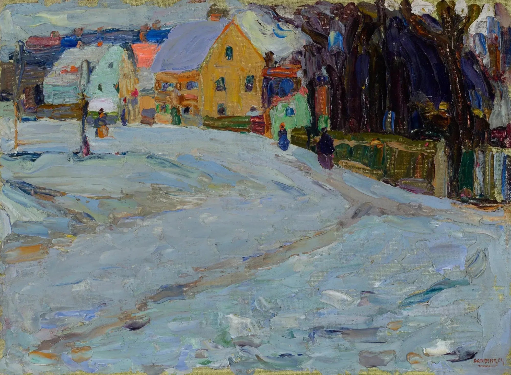 Schwabing - Place Nikolai - Vassily Kandinsky image 1 reproduction réalisée par Alpha Reproduction