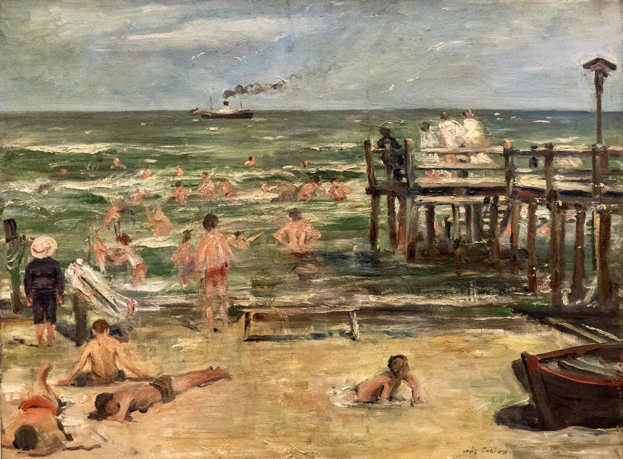 Schwimmanstalt in Horst - Lovis Corinth