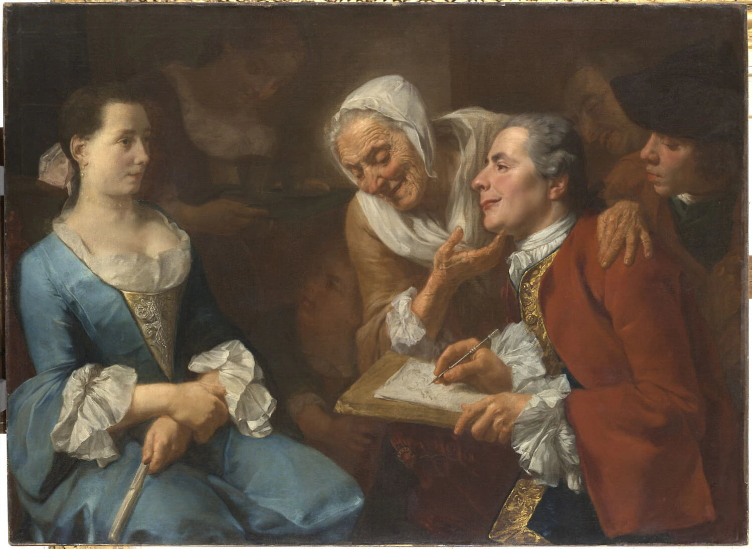 La Séance de portrait - Gaspare Traversi