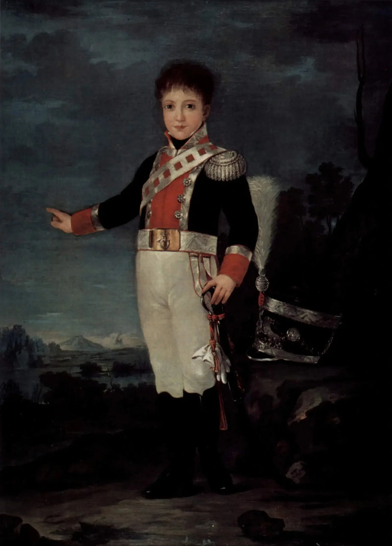 Sebastián Gabriel de Borbón enfant - Francisco de Goya