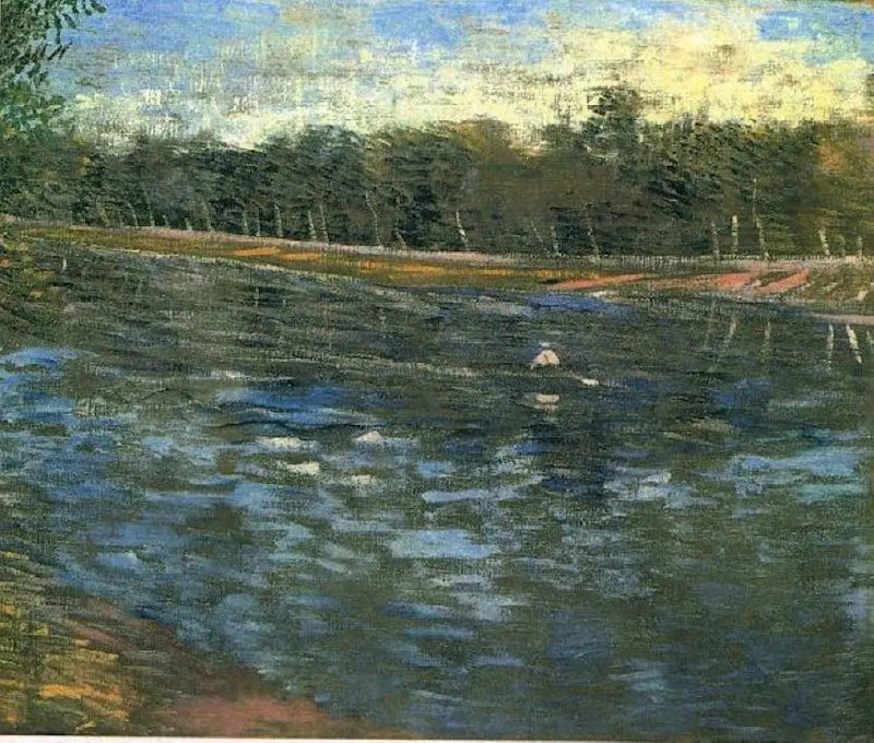 Seine avec une barque, La - Vincent van Gogh