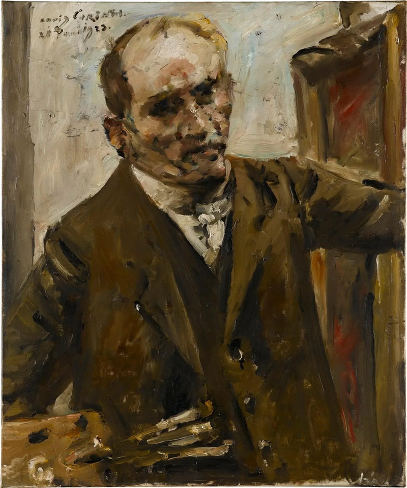 Selbstporträt mit Palette - Lovis Corinth