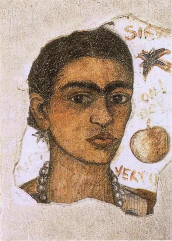Autoportrait — Très laide - Frida Kahlo image 1 reproduction de peinture à l’huile