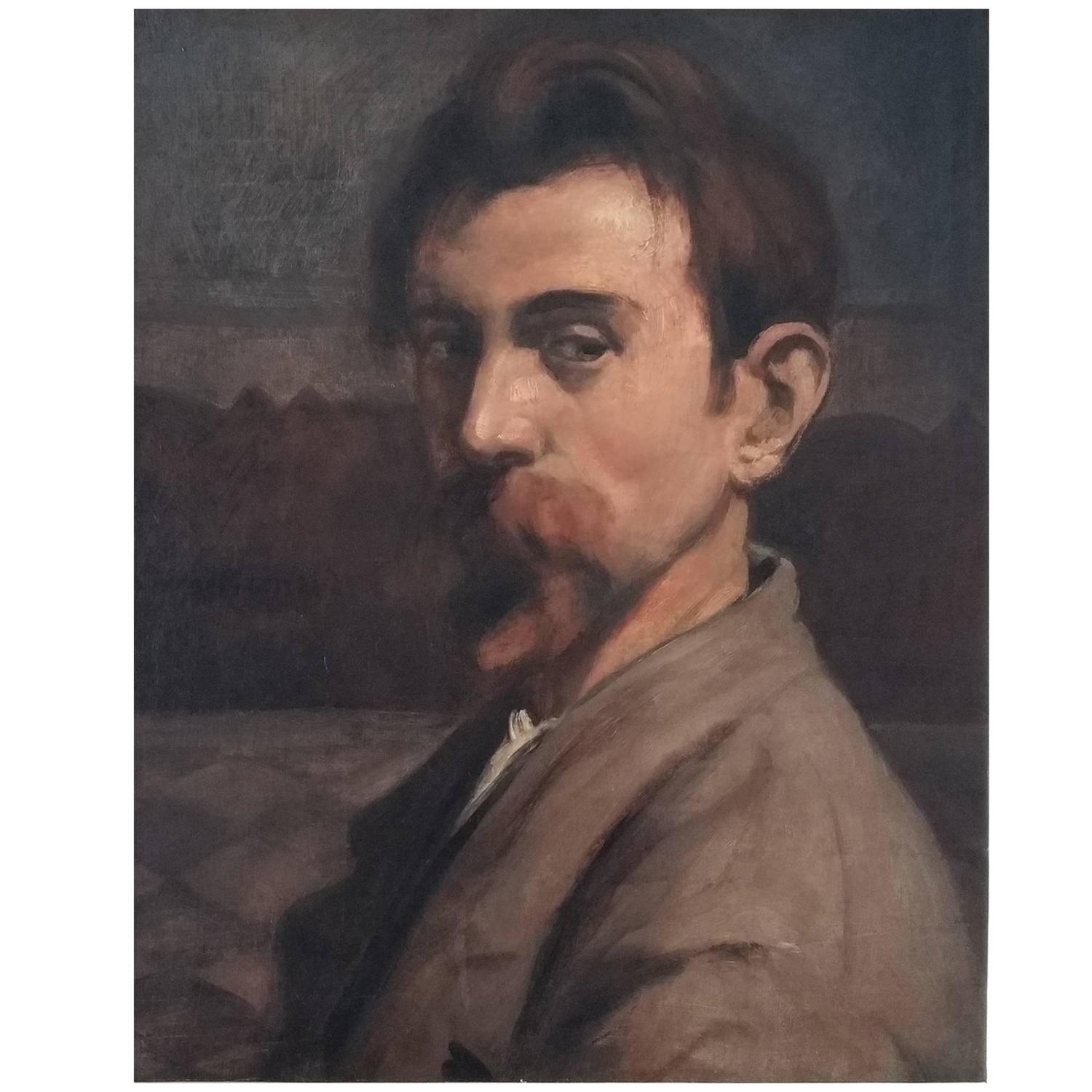 Selfstporträt - Émile Bernard image 1 copie de tableau peinte à la main