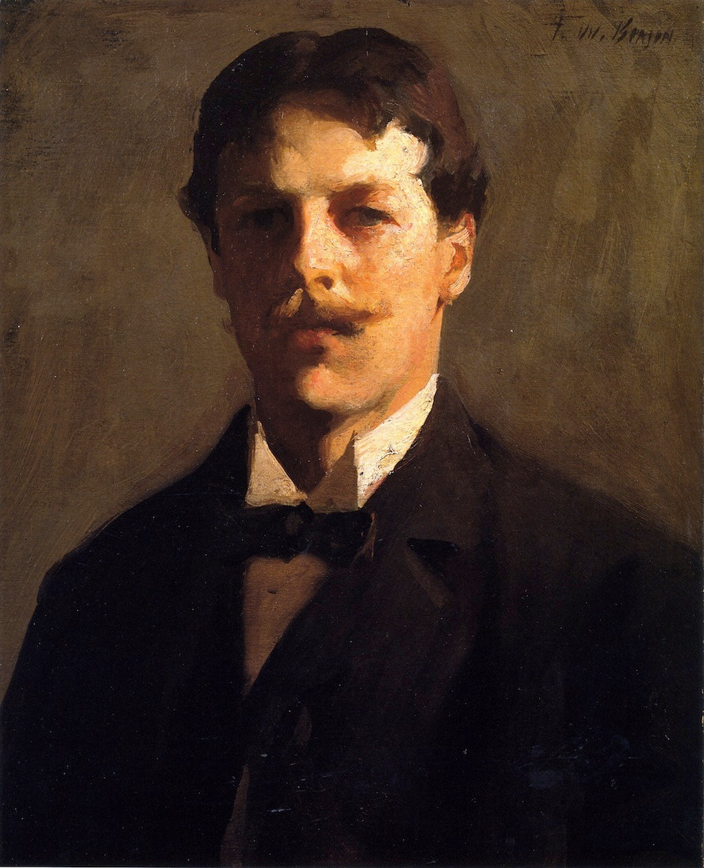 Selfstporträt - Frank Weston Benson image 1 reproduction réalisée par Alpha Reproduction