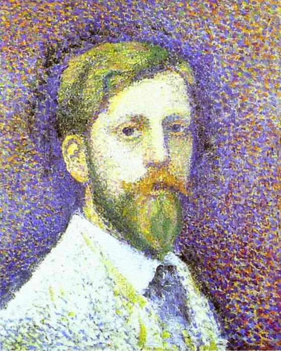 Selfstporträt - Georges Lemmen image 1 reproduction d’œuvre d’art à l’huile