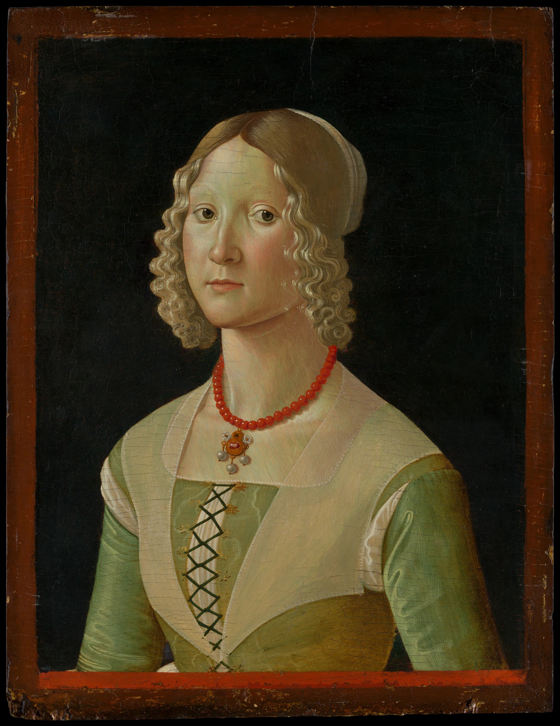 Selvaggia Sassetti (née en 1470) - Davide Ghirlandaio (David Bigordi)