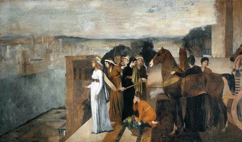 Sémiramis construisant Babylone - Edgar Degas