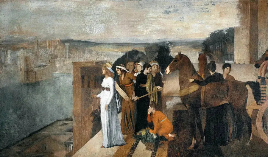 Sémiramis construisant Babylone - Edgar Degas